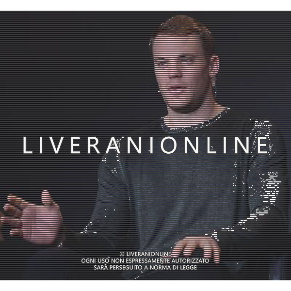 FIFA Ballon d\'Or 2014 Zurigo (Svizzera) - 12.01.2015 Nella Foto:Conferenza stampa dei tre giocatori candidati alla vittoria del pallone d\'oro: Manuel Neuer /Ph.Vitez-Ag. Aldo Liverani