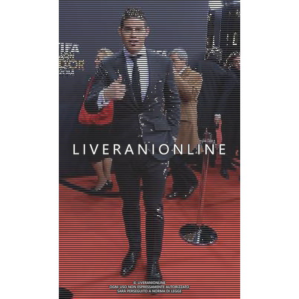 FIFA Ballon d\'Or 2014 Zurigo (Svizzera) - 12.01.2015 Nella Foto:James Rodriguez /Ph.Vitez-Ag. Aldo Liverani