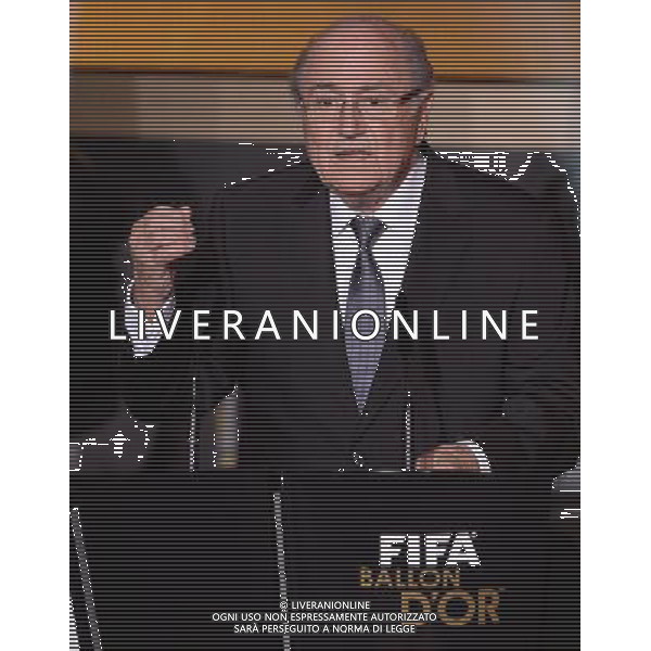FIFA Ballon d\'Or 2014 Zurigo (Svizzera) - 12.01.2015 Nella Foto:Blatter JOSEPH /Ph.Vitez-Ag. Aldo Liverani