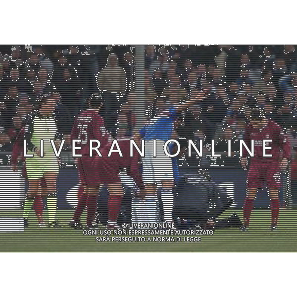 GENOVA 12/01/05 COPPA ITALIA TIM 2004/05 SAMPDORIA-TORINO NELLA FOTO INFORTUNIO FLACHI FRANCESCO PH GIGI ARCAINI/G.ALDO LIVERANI
