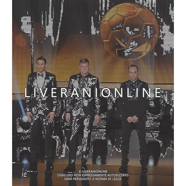 FIFA Ballon d\'Or 2014 Zurigo (Svizzera) - 12.01.2015 Nella Foto:Di Maria, Kross,Iniesta migliori centrocampisti della top 11 /Ph.Vitez-Ag. Aldo Liverani