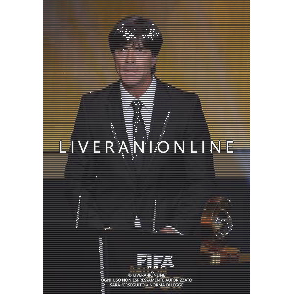 FIFA Ballon d\'Or 2014 Zurigo (Svizzera) - 12.01.2015 Nella Foto:Joachim loew miglior allenatore maschile /Ph.Vitez-Ag. Aldo Liverani
