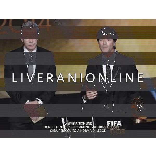 FIFA Ballon d\'Or 2014 Zurigo (Svizzera) - 12.01.2015 Nella Foto:Joachim loew miglior allenatore maschile /Ph.Vitez-Ag. Aldo Liverani