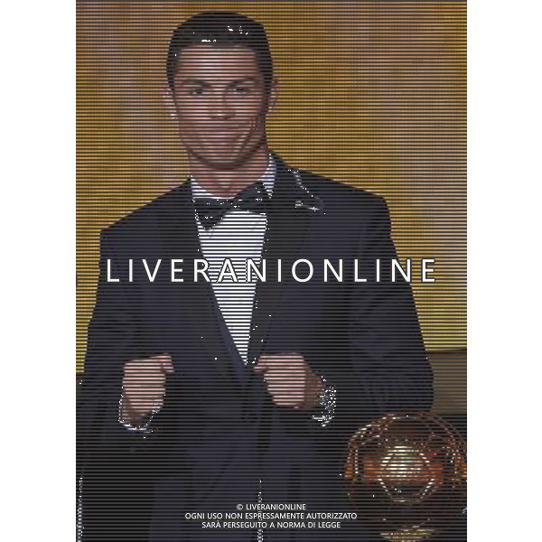 FIFA Ballon d\'Or 2014 Zurigo (Svizzera) - 12.01.2015 Nella Foto:Ronaldo vince il pallone d\'oro /Ph.Vitez-Ag. Aldo Liverani
