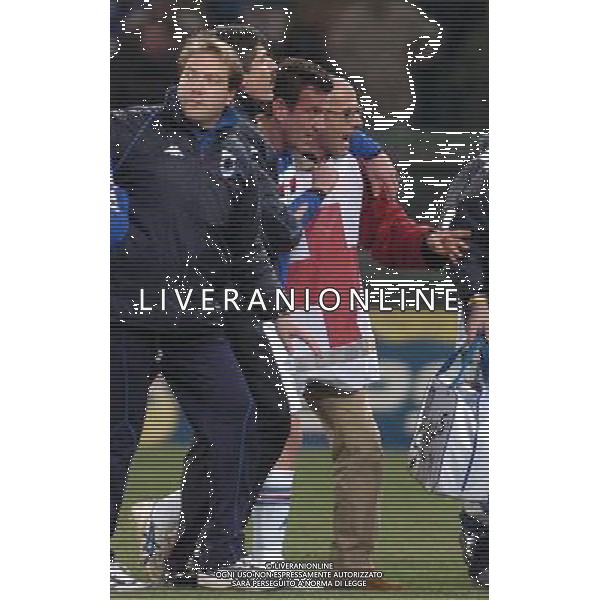GENOVA 12/01/05 COPPA ITALIA TIM 2004/05 SAMPDORIA-TORINO NELLA FOTO INFORTUNIO FLACHI FRANCESCO PH GIGI ARCAINI/G.ALDO LIVERANI