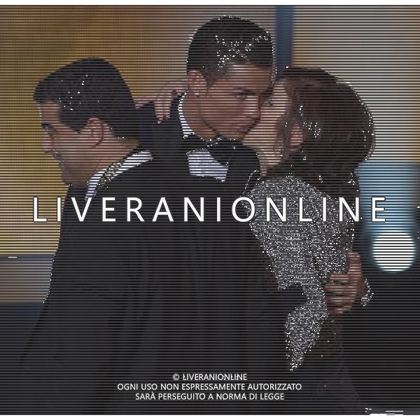 FIFA Ballon d\'Or 2014 Zurigo (Svizzera) - 12.01.2015 Nella Foto:ronaldo con la madre /Ph.Vitez-Ag. Aldo Liverani