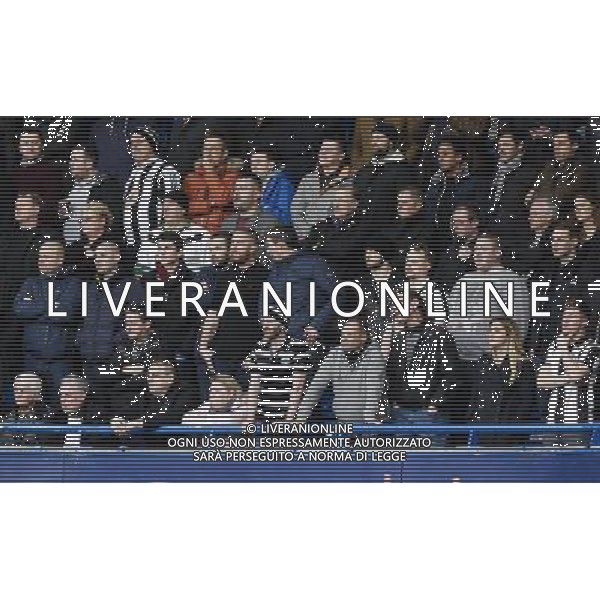 Newcastle United fans during the game Photographer Craig Mercer/CameraSport Football - Barclays Premiership - Chelsea v Newcastle United - Saturday 10th January 2015 - Stamford Bridge - London © CameraSport - 43 Linden Ave. Countesthorpe. Leicester. England. LE8 5PG - Tel: +44 (0) 116 277 4147 - admin@camerasport.com - www.camerasport.com AG ALDO LIVERANI SAS ONLY ITALY