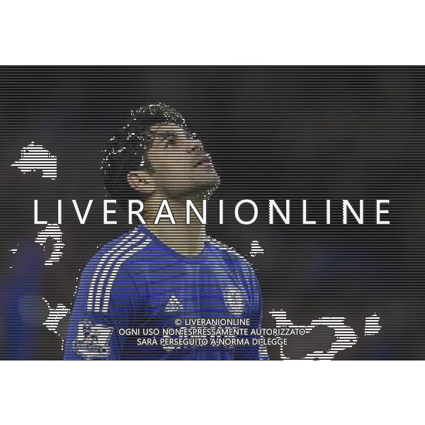 Chelsea\'s Diego Costa reacts to a missed chance Photographer Craig Mercer/CameraSport Football - Barclays Premiership - Chelsea v Newcastle United - Saturday 10th January 2015 - Stamford Bridge - London © CameraSport - 43 Linden Ave. Countesthorpe. Leicester. England. LE8 5PG - Tel: +44 (0) 116 277 4147 - admin@camerasport.com - www.camerasport.com AG ALDO LIVERANI SAS ONLY ITALY