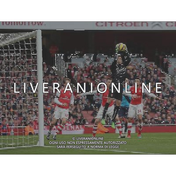 Arsenal\'s David Ospina in action during todays match Photographer Kieran Galvin/CameraSport Football - Barclays Premiership - Arsenal v Stoke City - Sunday 11th January 2015 - Emirates Stadium - London © CameraSport - 43 Linden Ave. Countesthorpe. Leicester. England. LE8 5PG - Tel: +44 (0) 116 277 4147 - admin@camerasport.com - www.camerasport.com AG ALDO LIVERANI SAS ONLY ITALY