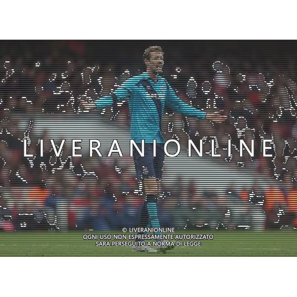 Stoke City\'s Peter Crouch in action during todays match Photographer Kieran Galvin/CameraSport Football - Barclays Premiership - Arsenal v Stoke City - Sunday 11th January 2015 - Emirates Stadium - London © CameraSport - 43 Linden Ave. Countesthorpe. Leicester. England. LE8 5PG - Tel: +44 (0) 116 277 4147 - admin@camerasport.com - www.camerasport.com AG ALDO LIVERANI SAS ONLY ITALY