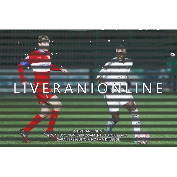 Danilson DA CRUZ - 09.01.2015 - Red Star / Frejus Saint Raphael - 17eme journee National Photo : Sebastien Muylaert / Icon Sport AG ALDO LIVERANI SAS ONLY ITALY
