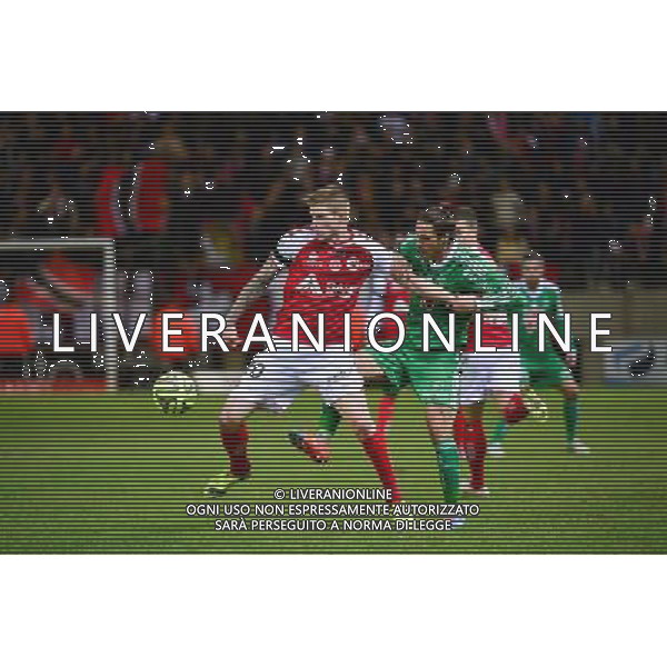 Gaetan CHARBONNIER / Jeremy CLEMENT - 10.01.2015 - Reims / Saint Etienne - 20eme journee de Ligue 1 Photo : Dave Winter / Icon Sport AG ALDO LIVERANI SAS ONLY ITALY