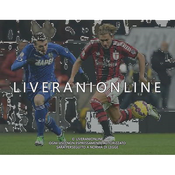 Coppa Italia TIM Cup 2014/2015 Ottavi di Finale Milano - 13.01.2015 Milan-Sassuolo Nella Foto: alessio cerci e longhi /Ph.Vitez-Ag. Aldo Liverani
