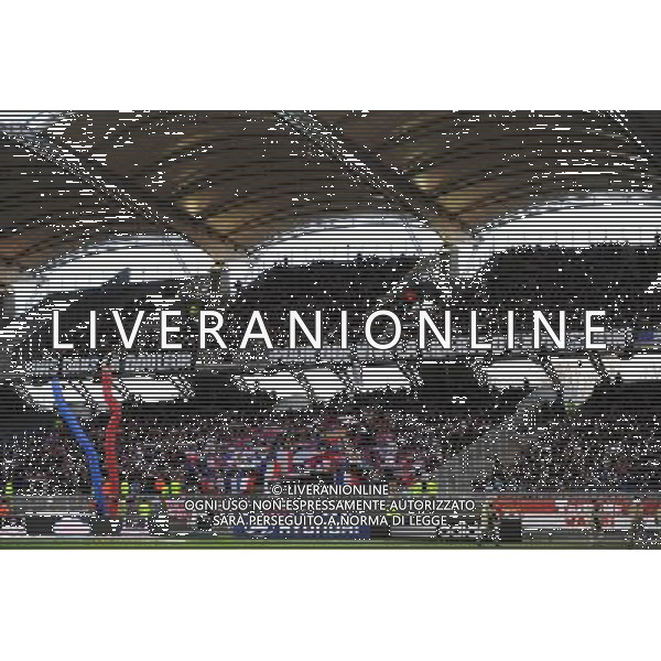 Hommage a Charlie Hebdo - 11.01.2015 - Lyon / Toulouse - 20eme journee de Ligue 1 Photo : Jean Paul Thomas / Icon Sport /Agenzia Aldo Liverani sas - ITALY ONLY - EDITORIAL USE ONLY