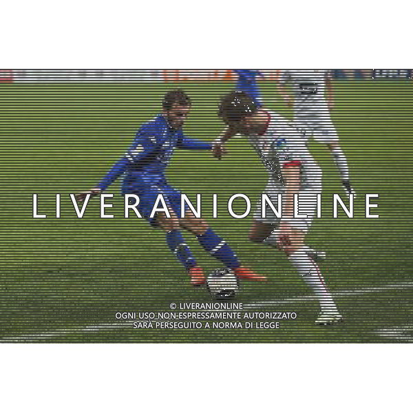 Christophe VINCENT / Ermir LENJANI - 13.01.2015 - Bastia / Rennes - 1/4Finale Coupe de la Ligue - Photo : Michel Maestracci / Icon Sport /Agenzia Aldo Liverani sas - ITALY ONLY - EDITORIAL USE ONLY