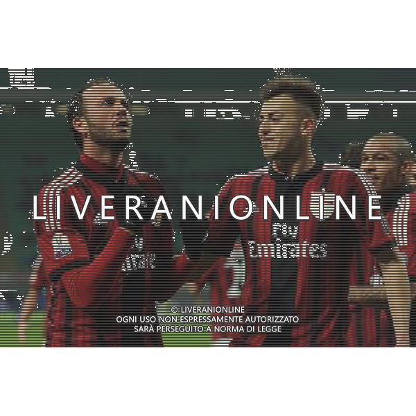 Coppa Italia TIM Cup 2014/2015 Ottavi di Finale Milano - 13.01.2015 Milan-Sassuolo Nella Foto: gianpaolo pazzini esultanza dopo il gol /Ph.Vitez-Ag. Aldo Liverani