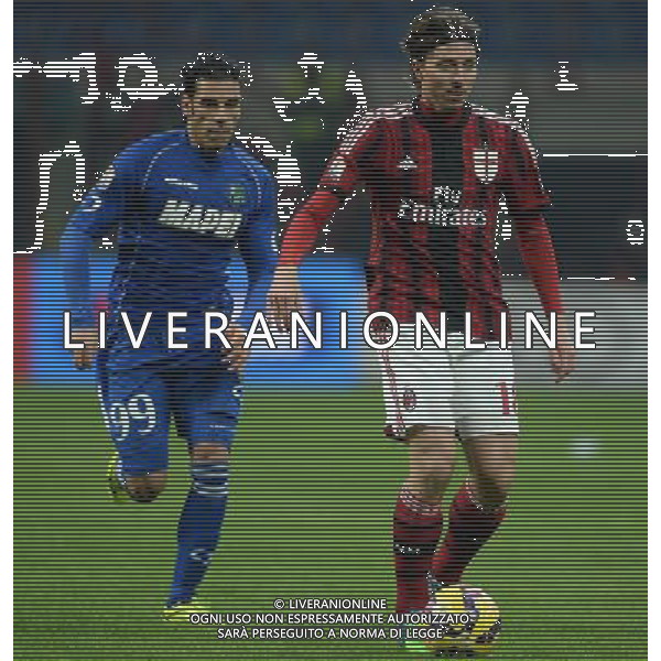 Coppa Italia TIM Cup 2014/2015 Ottavi di Finale Milano - 13.01.2015 Milan-Sassuolo Nella Foto:montolivo riccardo /Ph.Vitez-Ag. Aldo Liverani
