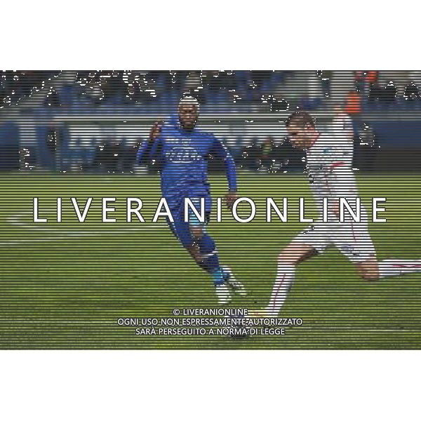 Sylvain ARMAND / Djibril CISSE - 13.01.2015 - Bastia / Rennes - 1/4Finale Coupe de la Ligue - Photo : Michel Maestracci / Icon Sport /Agenzia Aldo Liverani Sas - ITALY ONLY - EDITORIAL USE ONLY