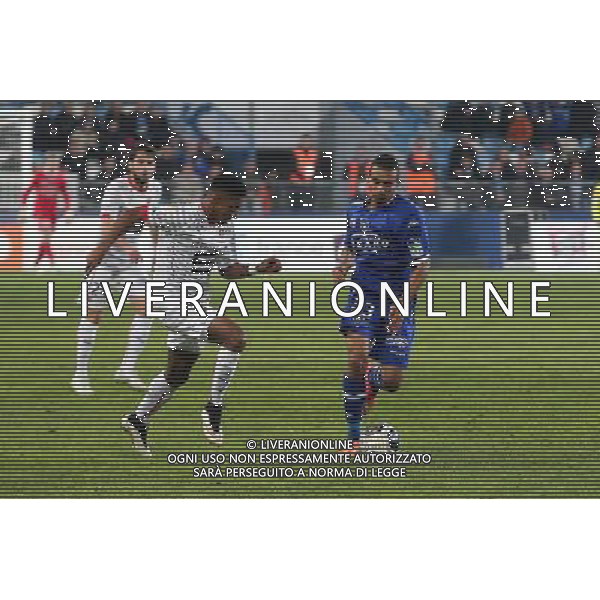 Alexander DJIKU - 13.01.2015 - Bastia / Rennes - 1/4Finale Coupe de la Ligue - Photo : Michel Maestracci / Icon Sport /Agenzia Aldo Liverani Sas - ITALY ONLY - EDITORIAL USE ONLY