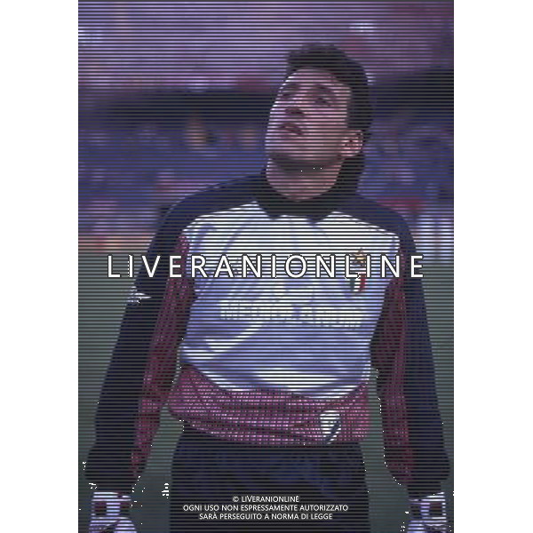 RETROSPETTIVA GIOVANNI GALLI CALCIATORE NELLA FOTO GIOVANNI GALLI MAGLIA MILAN AG ALDO LIVERANI SAS