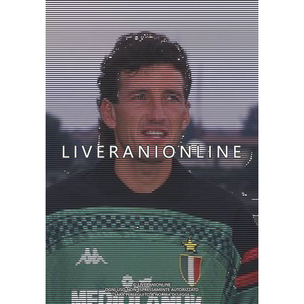 RETROSPETTIVA GIOVANNI GALLI CALCIATORE NELLA FOTO GIOVANNI GALLI MAGLIA MILAN AG ALDO LIVERANI SAS