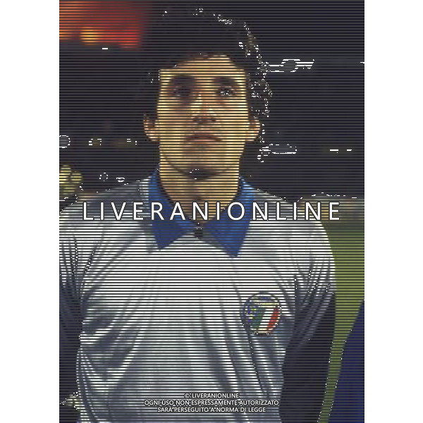 RETROSPETTIVA GIOVANNI GALLI CALCIATORE NELLA FOTO GIOVANNI GALLI MAGLIA NAZIONALE AG ALDO LIVERANI SAS