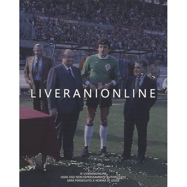 RETROSPETTIVA GIOVANNI GALLI CALCIATORE NELLA FOTO GIOVANNI GALLI PREMIATI A TORINO CON ORFEO PIANELLI AG ALDO LIVERANI SAS