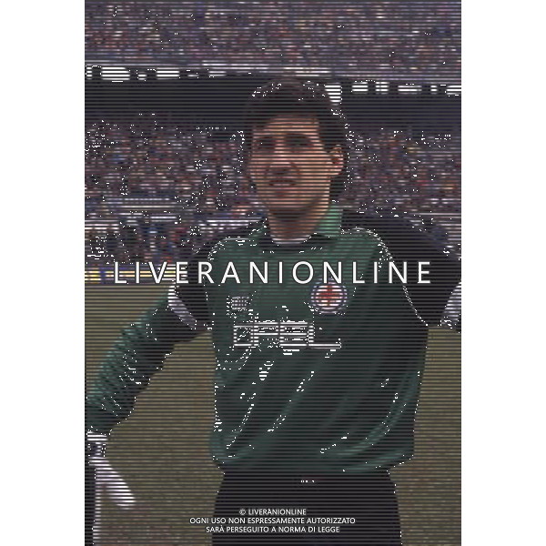 RETROSPETTIVA GIOVANNI GALLI CALCIATORE NELLA FOTO GIOVANNI GALLI MAGLIA FIORENTINA AG ALDO LIVERANI SAS