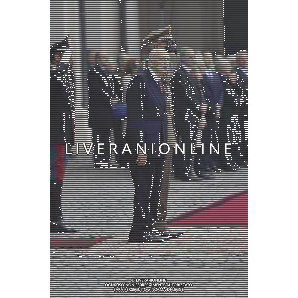 Il Presidente della repubblica Giorgio Napolitano firma le sue dimissioni da Capo dello Stato al Quirinale a Roma 14 gennaio 2015 ©Corradetti/Agenzia Aldo Liverani sas
