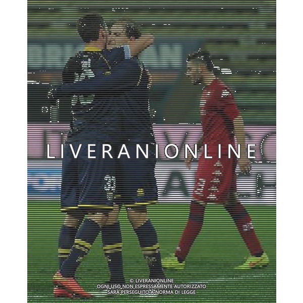 Coppa Italia TIM Cup 2014/2015 Ottavi di Finale Parma - 14.01.2015 Parma-Cagliari Nella Foto: esultanza dopo il gol di gabriel paletta /Ph.Vitez-Ag. Aldo Liverani