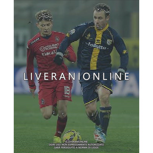 Coppa Italia TIM Cup 2014/2015 Ottavi di Finale Parma - 14.01.2015 Parma-Cagliari Nella Foto:Cassano Antonio-Barella Nicolo\' /Ph.Vitez-Ag. Aldo Liverani
