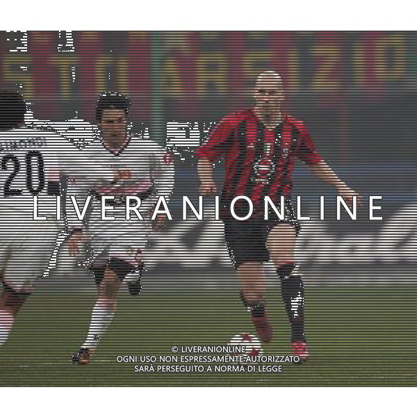 Milan - Palermo coppa italia tim cup 12/01/2005 nella foto jaap stam e farias ernesto antonio ph andry/agenzia aldo liverani