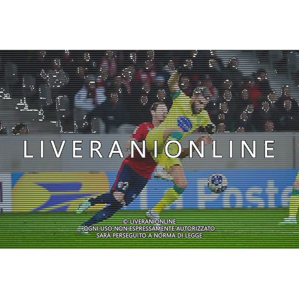 Lucas DEAUX / Nolan ROUX - 14.01.2014 - Lille / Nantes - 1/4Finale Coupe de la Ligue Photo : Dave Winter / Icon Sport AG ALDO LIVERANI SAS ONLY ITALY