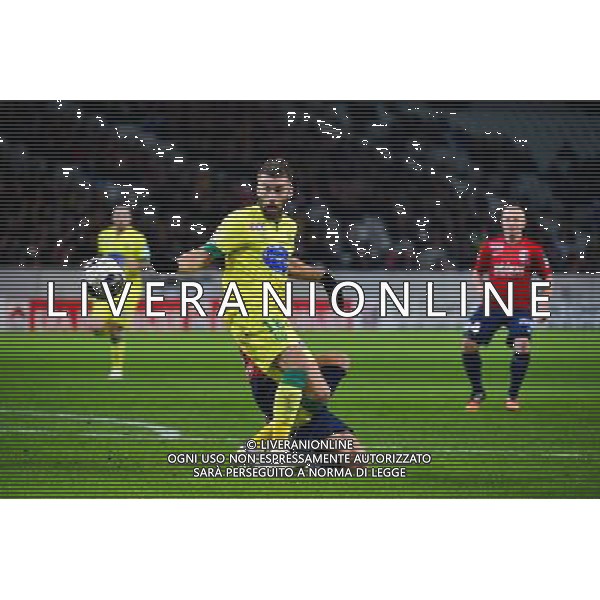 Lucas DEAUX / Michael FREY - 14.01.2014 - Lille / Nantes - 1/4Finale Coupe de la Ligue Photo : Dave Winter / Icon Sport AG ALDO LIVERANI SAS ONLY ITALY