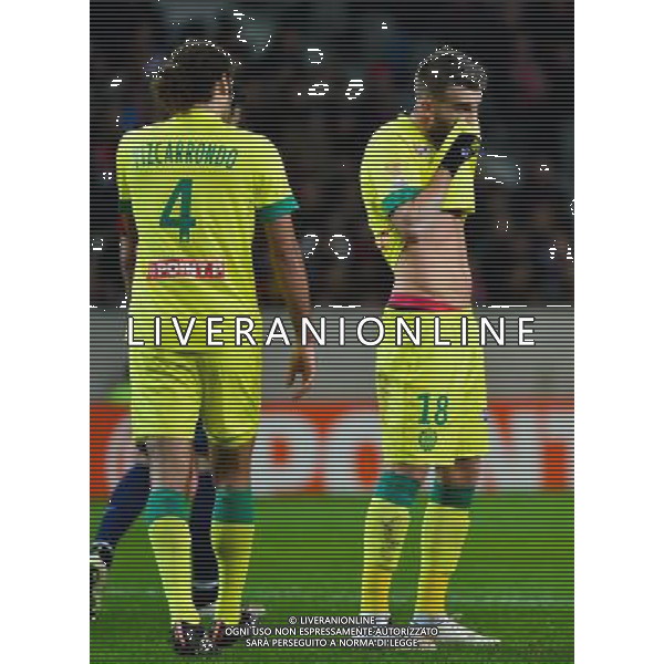 Deception Lucas DEAUX - 14.01.2014 - Lille / Nantes - 1/4Finale Coupe de la Ligue Photo : Dave Winter / Icon Sport AG ALDO LIVERANI SAS ONLY ITALY
