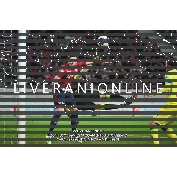 Nolan ROUX / Remy RIOU - 14.01.2014 - Lille / Nantes - 1/4Finale Coupe de la Ligue Photo : Dave Winter / Icon Sport AG ALDO LIVERANI SAS ONLY ITALY