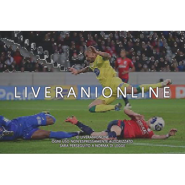 Vincent BESSAT / Sebastien CORCHIA - 14.01.2014 - Lille / Nantes - 1/4Finale Coupe de la Ligue Photo : Dave Winter / Icon Sport AG ALDO LIVERANI SAS ONLY ITALY