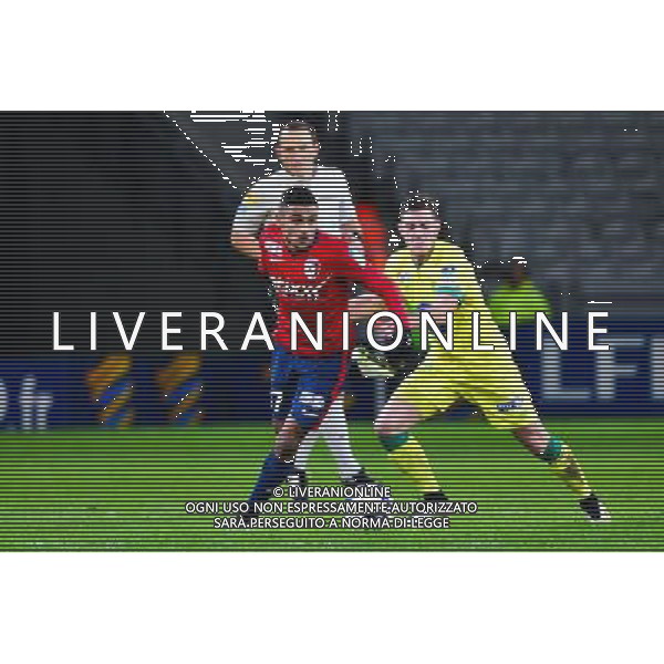 Sofiane BOUFAL / Jordan VERETOUT - 14.01.2014 - Lille / Nantes - 1/4Finale Coupe de la Ligue Photo : Dave Winter / Icon Sport AG ALDO LIVERANI SAS ONLY ITALY
