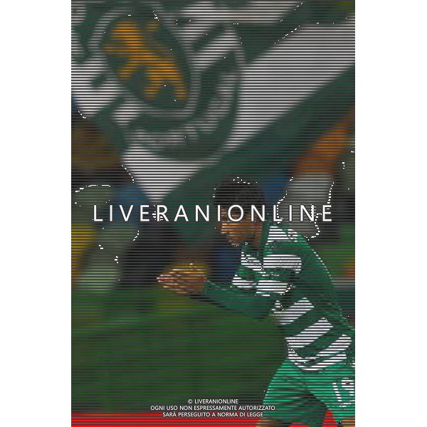 Joie Junya Tanaka / Drapeau Sporting - 14.01.2015 - Sporting / Boavista -Coupe de la ligue du Portugal- Photo : Carlos Rodrigues / Icon Sport AG ALDO LIVERANI SAS ONLY ITALY