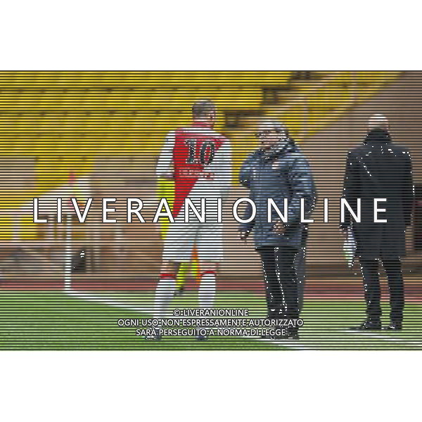 Dimitar BERBATOV / Luis CAMPOS - 14.01.2015 - Monaco / Guingamp - 1/4Finale Coupe de la Ligue Photo : Jean Christophe Magnenet / Icon Sport AG ALDO LIVERANI SAS ONLY ITALY /Agenzia Aldo Liverani sas - ITALY ONLY - EDITORIAL USE ONLY