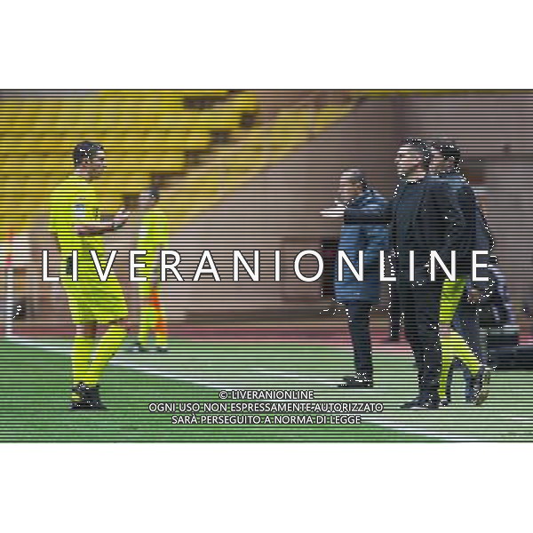 Nicolas RAINVILLE / Jocelyn GOURVENNEC - 14.01.2015 - Monaco / Guingamp - 1/4Finale Coupe de la Ligue Photo : Jean Christophe Magnenet / Icon Sport AG ALDO LIVERANI SAS ONLY ITALY /Agenzia Aldo Liverani sas - ITALY ONLY - EDITORIAL USE ONLY