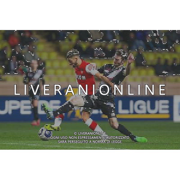 Yannick FERREIRA CARRASCO / Christophe KERBRAT - 14.01.2015 - Monaco / Guingamp - 1/4Finale Coupe de la Ligue Photo : Jean Christophe Magnenet / Icon Sport AG ALDO LIVERANI SAS ONLY ITALY /Agenzia Aldo Liverani sas - ITALY ONLY - EDITORIAL USE ONLY