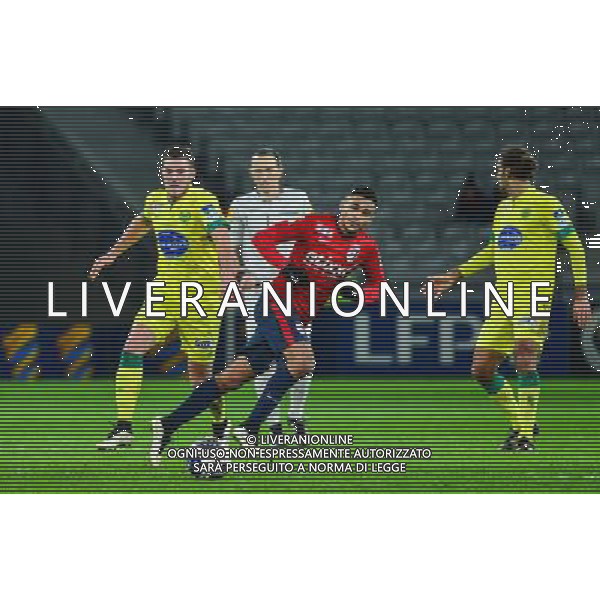 Sofiane BOUFAL / Jordan VERETOUT - 14.01.2014 - Lille / Nantes - 1/4Finale Coupe de la Ligue Photo : Dave Winter / Icon Sport AG ALDO LIVERANI SAS ONLY ITALY /Agenzia Aldo Liverani sas - ITALY ONLY - EDITORIAL USE ONLY