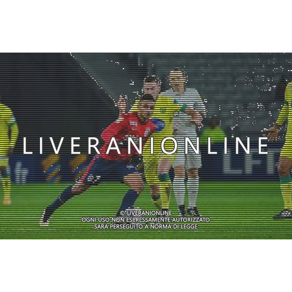 Sofiane BOUFAL / Jordan VERETOUT - 14.01.2014 - Lille / Nantes - 1/4Finale Coupe de la Ligue Photo : Dave Winter / Icon Sport AG ALDO LIVERANI SAS ONLY ITALY /Agenzia Aldo Liverani sas - ITALY ONLY - EDITORIAL USE ONLY