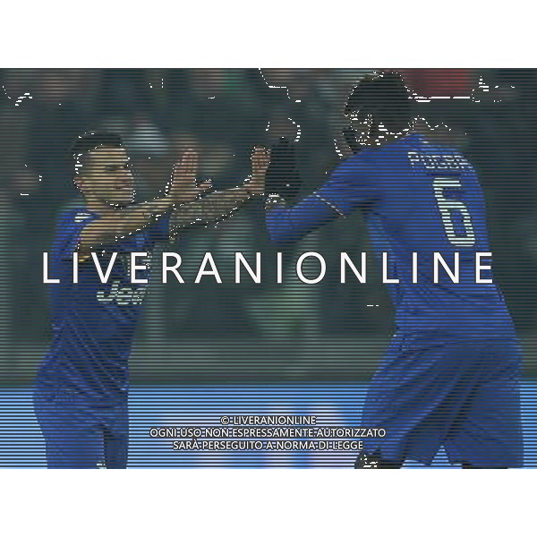 Coppa Italia TIM Cup 2014/2015 Ottavi di Finale Torino - 15.01.2015 Juventus-Verona Nella Foto: esultanza dopo il gol di sebastian giovinco con paul pogba /Ph.Vitez-Ag. Aldo Liverani
