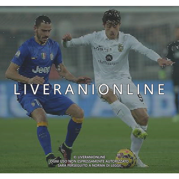 Coppa Italia TIM Cup 2014/2015 Ottavi di Finale Torino - 15.01.2015 Juventus-Verona Nella Foto:nene e leonardo bonucci /Ph.Vitez-Ag. Aldo Liverani