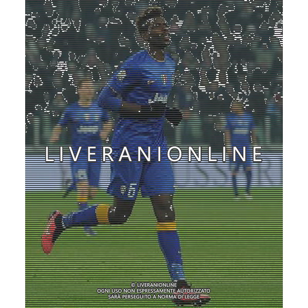 Coppa Italia TIM Cup 2014/2015 Ottavi di Finale Torino - 15.01.2015 Juventus-Verona Nella Foto: esultanza dopo il gol di paul pogba /Ph.Vitez-Ag. Aldo Liverani