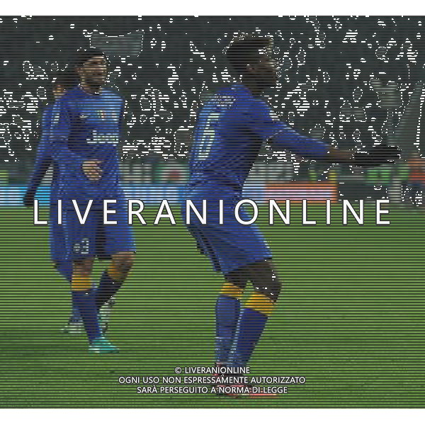 Coppa Italia TIM Cup 2014/2015 Ottavi di Finale Torino - 15.01.2015 Juventus-Verona Nella Foto: esultanza dopo il gol di paul pogba /Ph.Vitez-Ag. Aldo Liverani