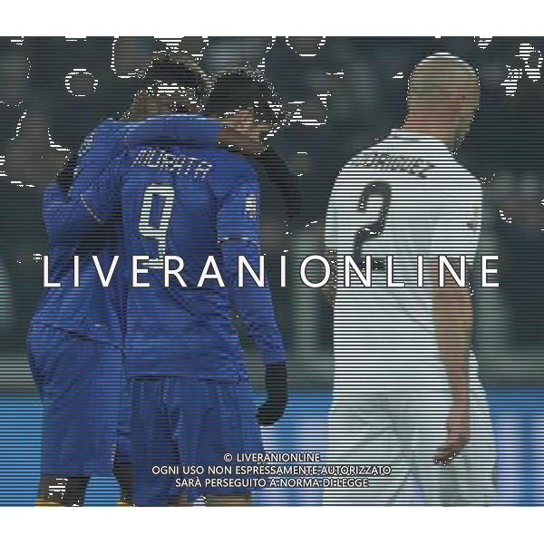 Coppa Italia TIM Cup 2014/2015 Ottavi di Finale Torino - 15.01.2015 Juventus-Verona Nella Foto: esultanza dopo il gol morata con pogba /Ph.Vitez-Ag. Aldo Liverani