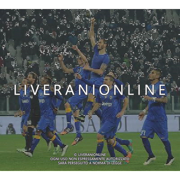 Coppa Italia TIM Cup 2014/2015 Ottavi di Finale Torino - 15.01.2015 Juventus-Verona Nella Foto:esultanza finale juventus /Ph.Vitez-Ag. Aldo Liverani